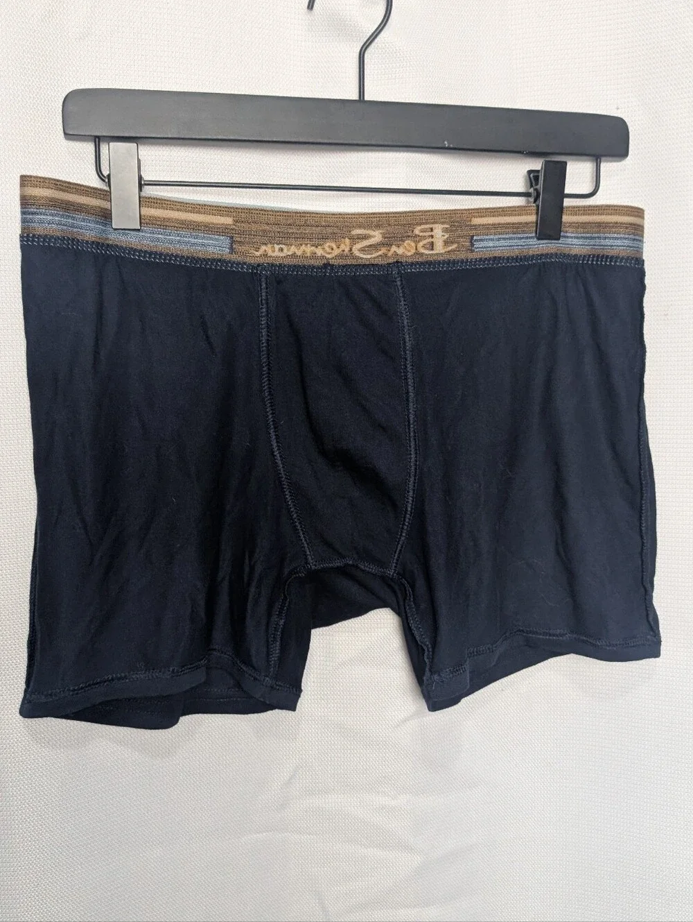 The Original Ben Sherman Super Soft Polyester Spandex Navy Blue Boxer Briefs Xl